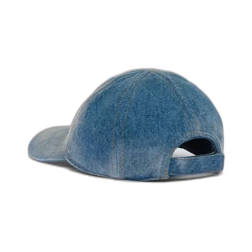 Denim baseball cap