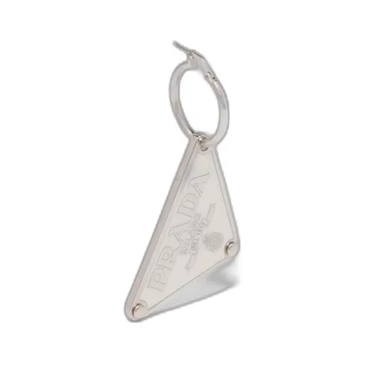 Prada Symbole pendant left earring