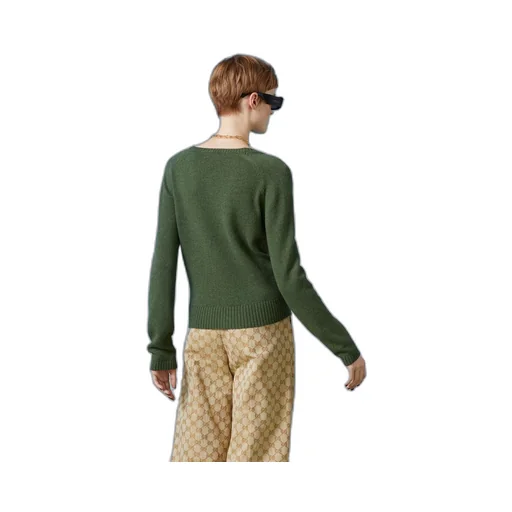 Cashmere cardigan with Horsebit