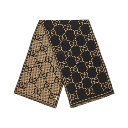 GG wool scarf