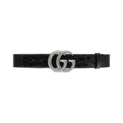 GG Marmont wide belt with shiny buckle