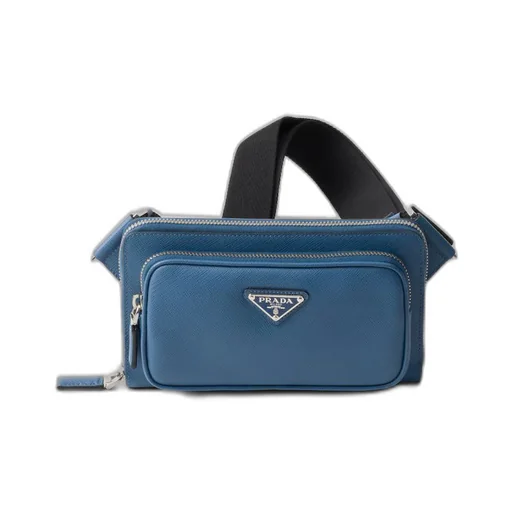 Saffiano leather belt bag