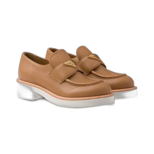 Leather loafers