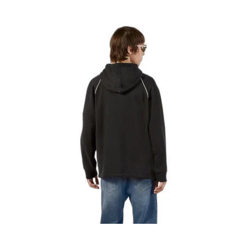 Cotton jersey sweatshirt with Web