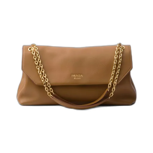 Medium leather shoulder bag