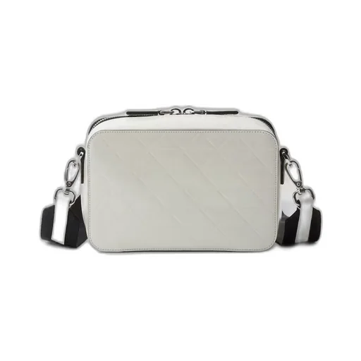 Prada Brique brushed leather bag with triangle motif