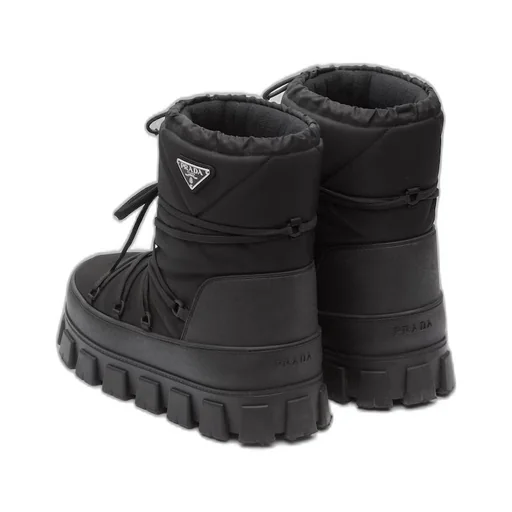 Re-Nylon gabardine après ski booties