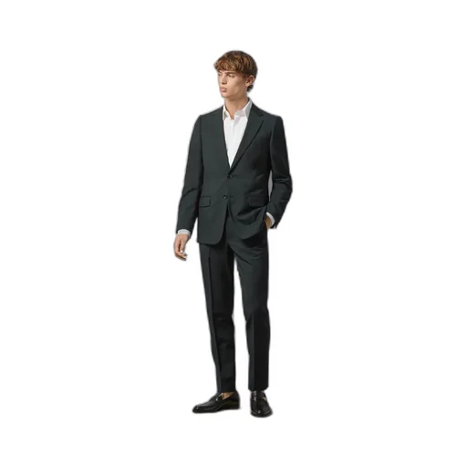 Slim fit wool mohair suit