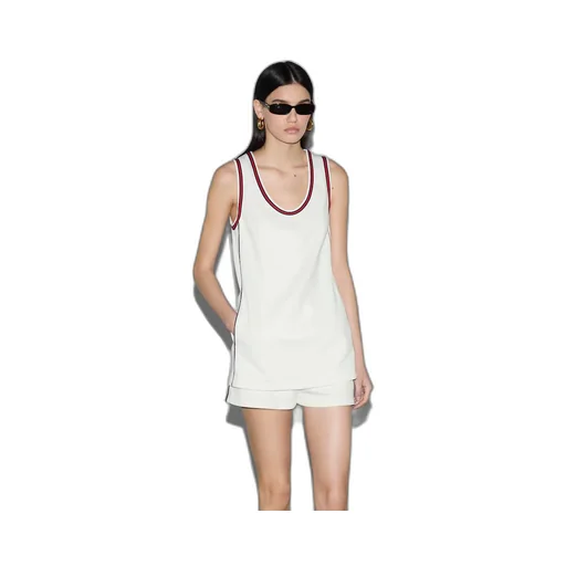 Technical jersey dress with Web