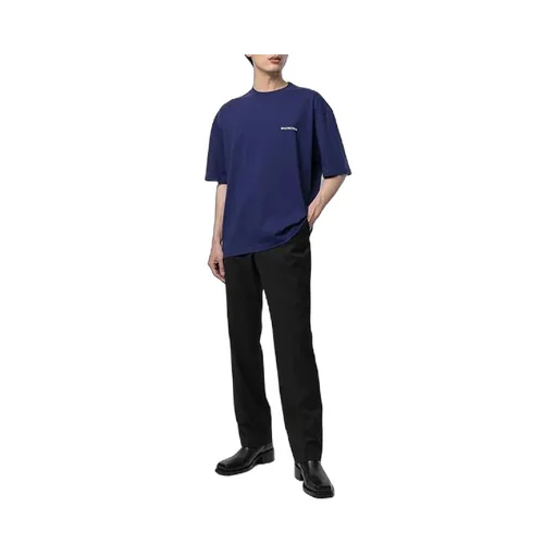 Logo Round Neck Pullover T-Shirt