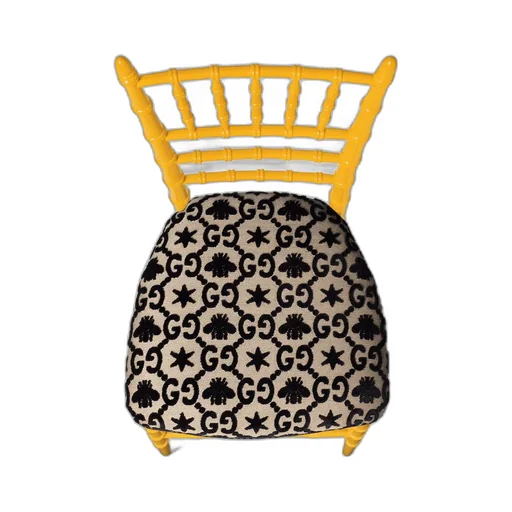 Chiavari chair with GG jacquard
