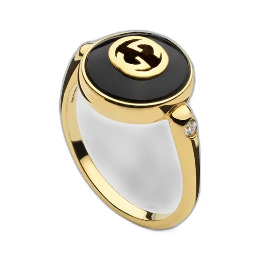 Gucci Interlocking 18k ring