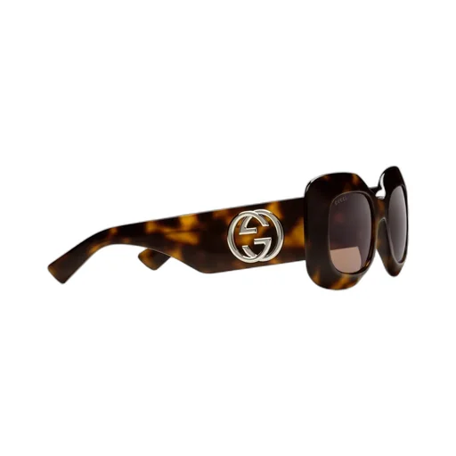 Rectangular frame sunglasses