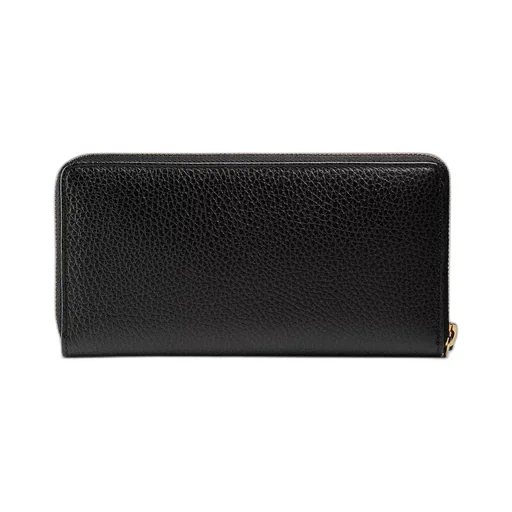 Leather zip around wallet