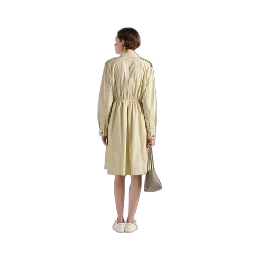 Poplin shirt-dress
