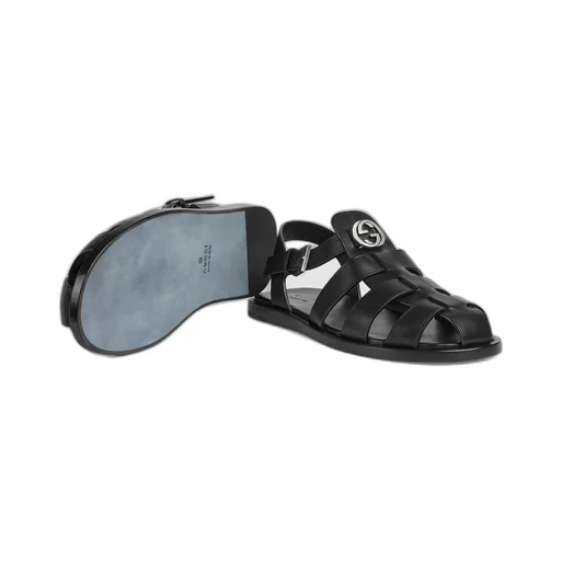 Men's sandal with buckle