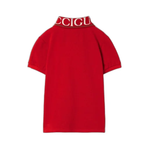 Children's cotton polo shirt
