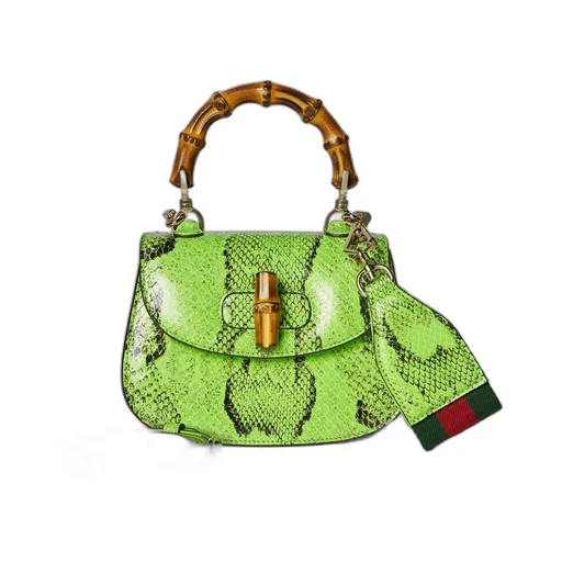 Gucci Bamboo 1947 mini python bag