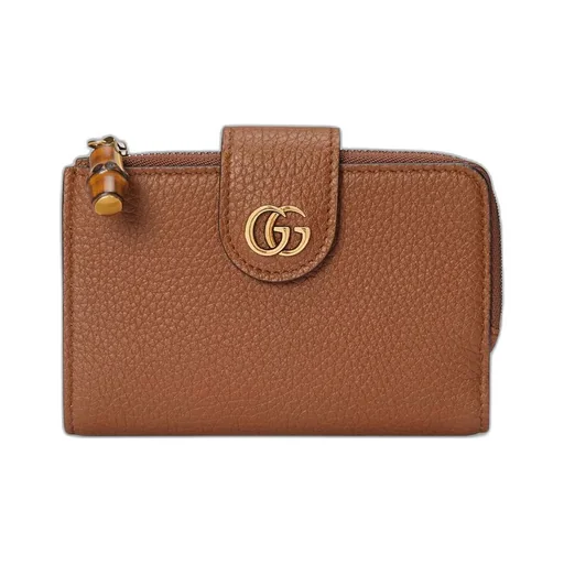 Medium Double G wallet with bamboo