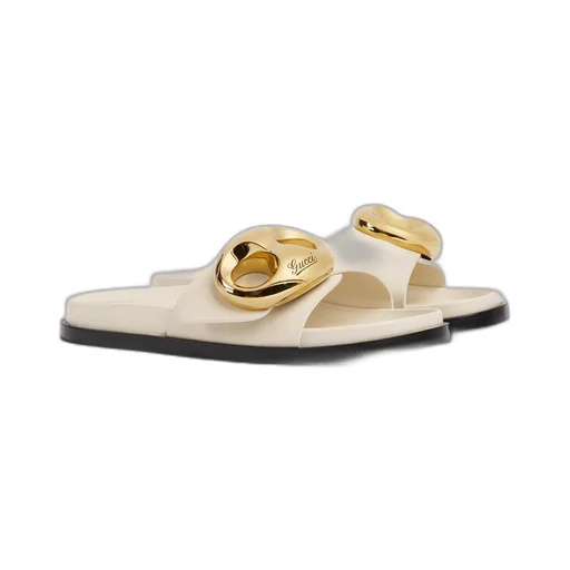 Women's Gucci Marina chain slide sandal