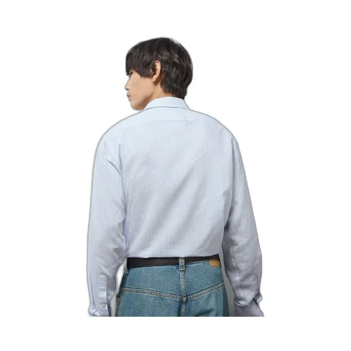 Striped viscose blend shirt