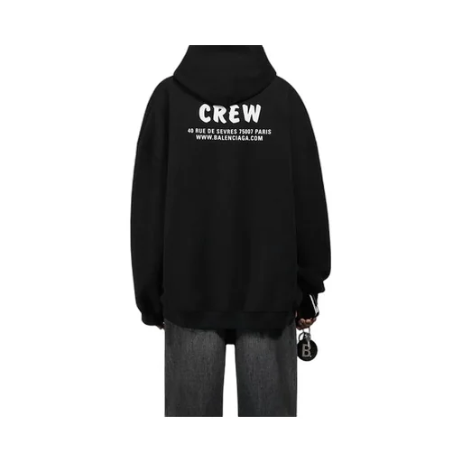 Crew Print Zip-up Hoodie