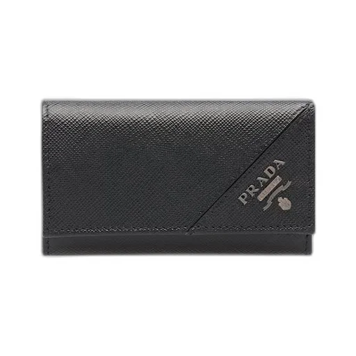 Saffiano Leather Keychain