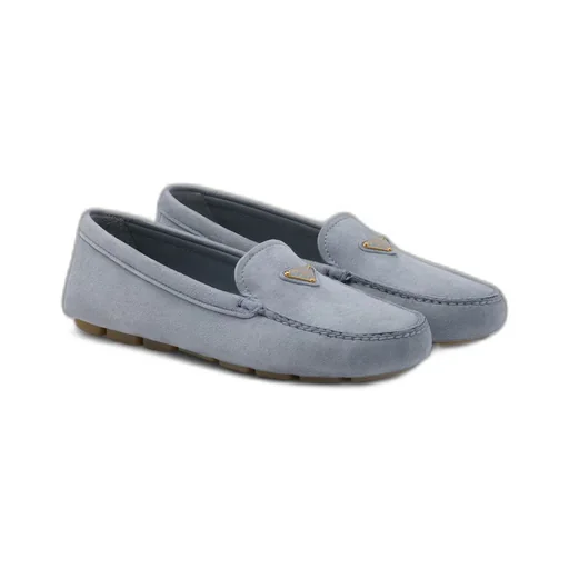 Suede driving loafers