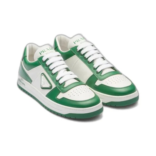 Downtown perforated leather sneakers