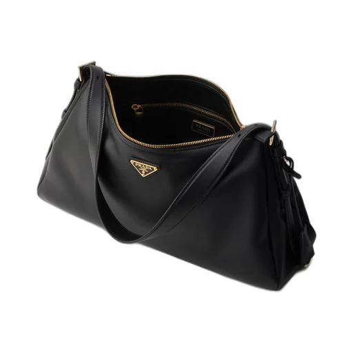Prada Aimée large leather shoulder bag
