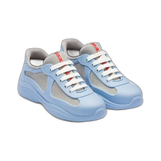 Prada America's Cup Soft rubber and bike fabric sneakers
