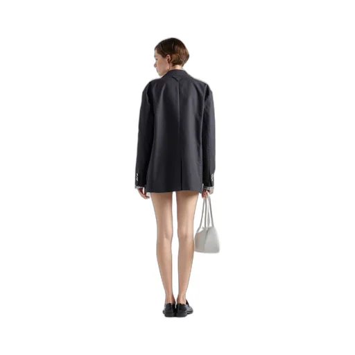 Single-breasted old canvas jacket