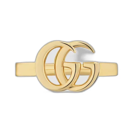 GG Running yellow gold ring