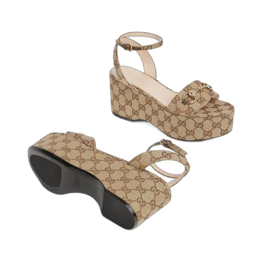 Women's Horsebit flatform sandal