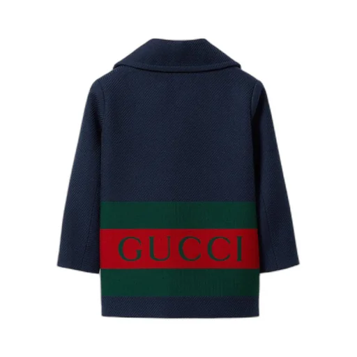 Children's wool coat with Web