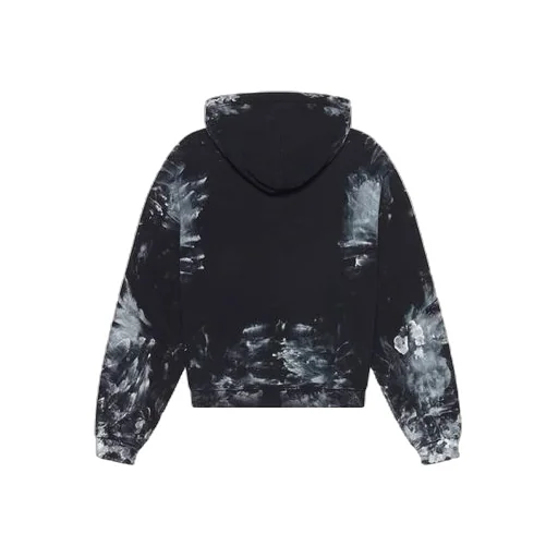 Printing Fleece Hoodie Black