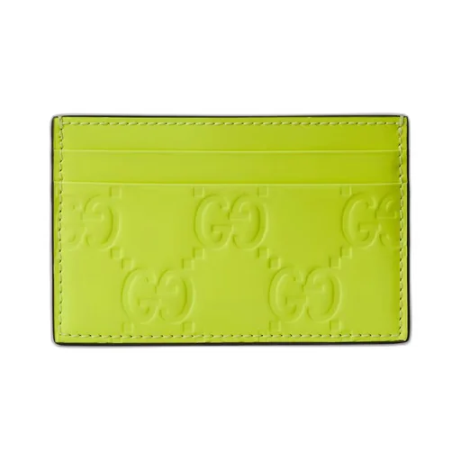 GG rubber-effect card case