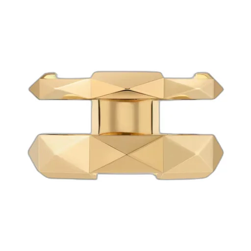 Gucci Link to Love geometric studded double ring