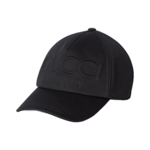 Gucci embossed baseball cap