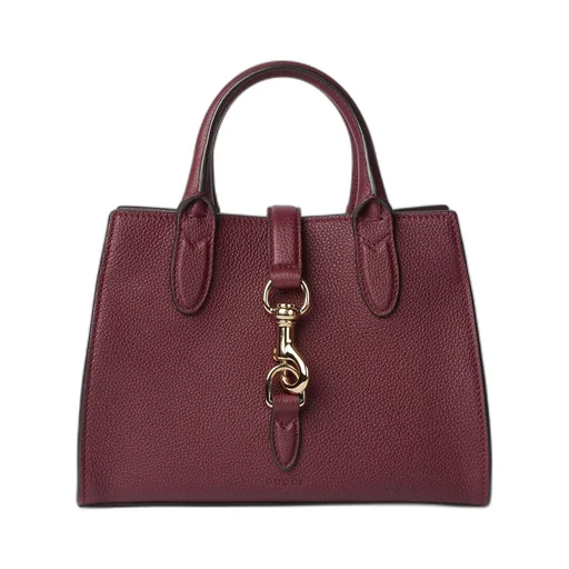 Small tote bag with hook closure