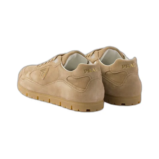 Trail faded suede sneakers