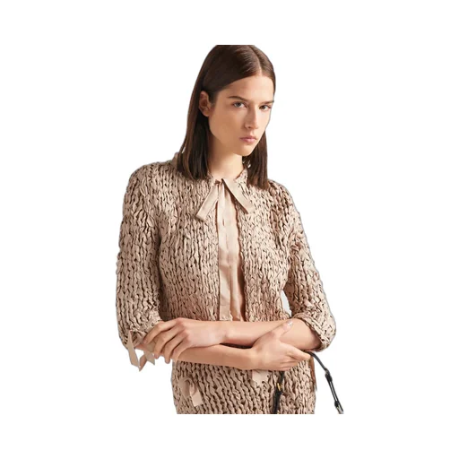 Silk ribbon cardigan