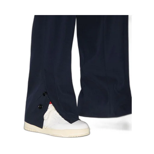 Technical wool twill trouser