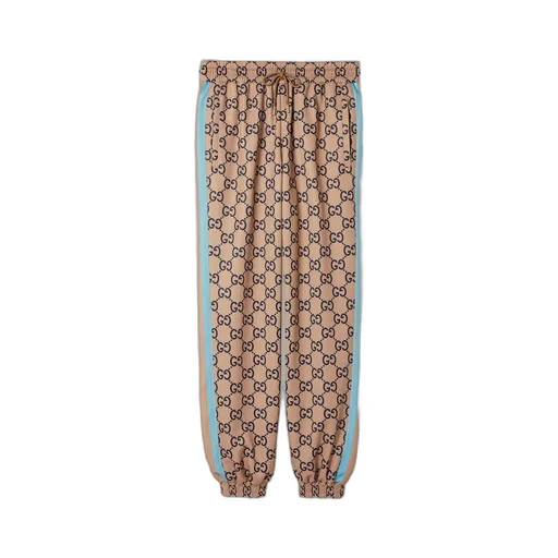 Technical jersey GG print jogging pant