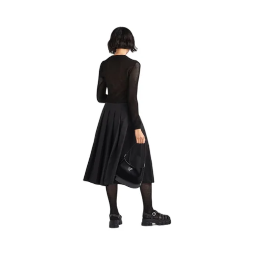 Pleated Re-Nylon skirt
