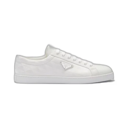 Leather and Re-Nylon sneakers