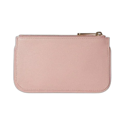 Zip key case with Gucci script