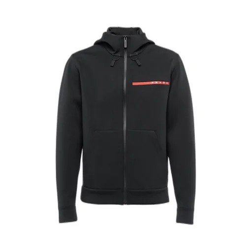 Technical fabric hoodie