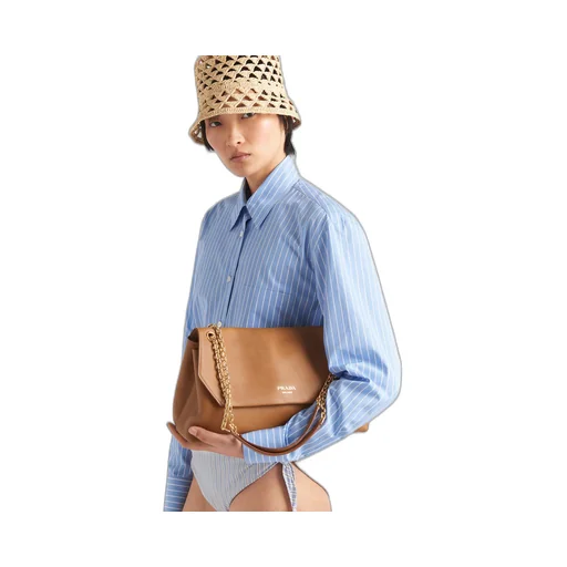 Medium leather shoulder bag
