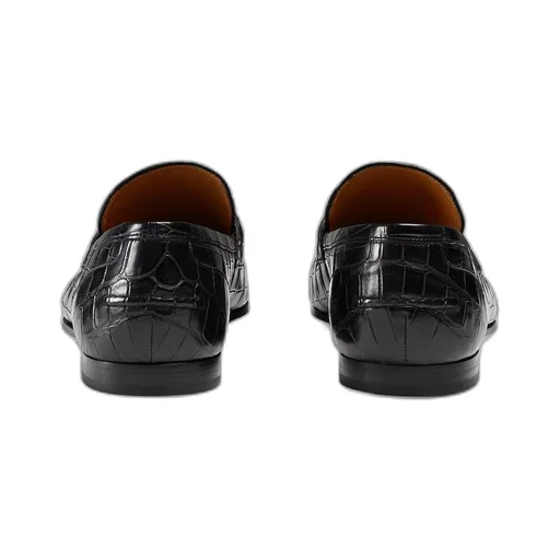 Gucci Jordaan crocodile loafer